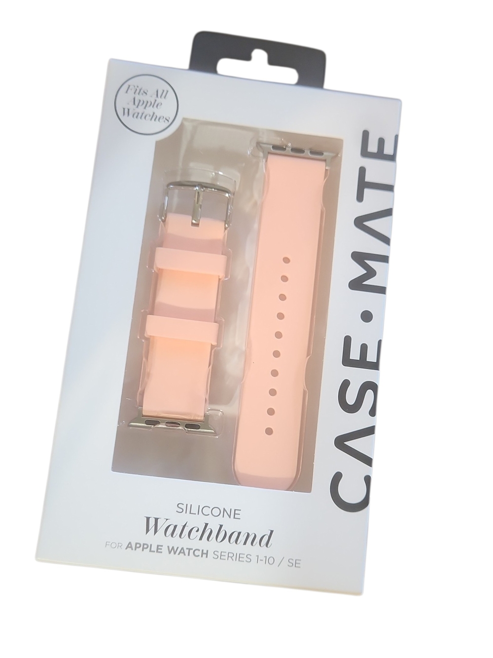 CASE•MATE Silicone Apple Watch Band in Light Pink